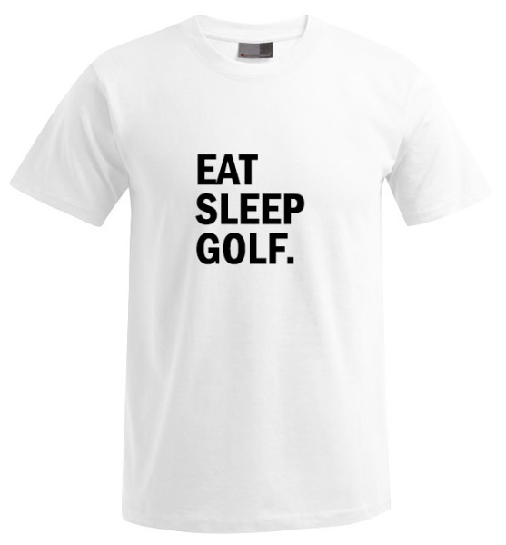 T-Shirt EAT SLEEP GOLF Grau